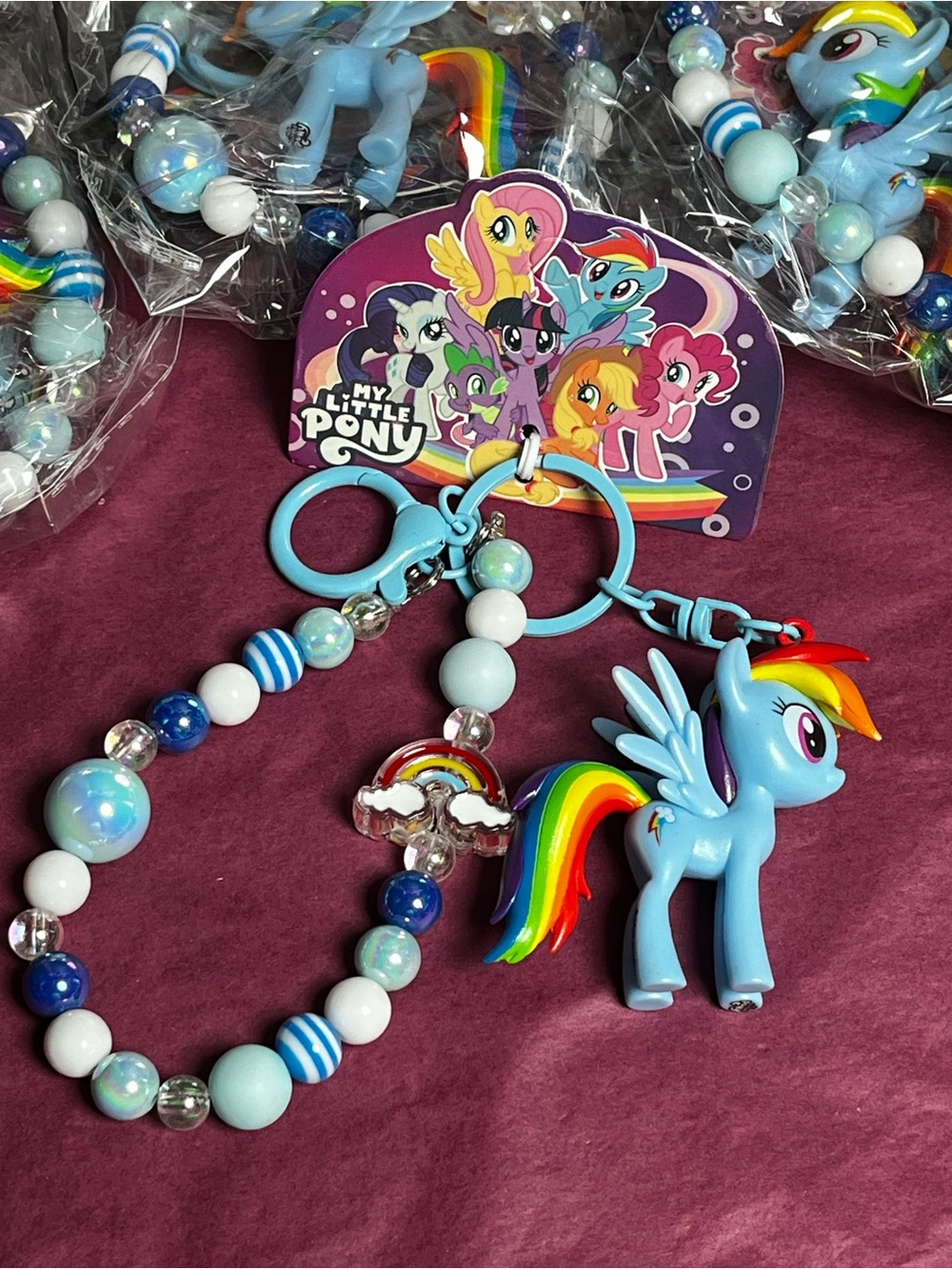 My Little Pony NWT Rainbow Dash Bag Charm/Key Chain